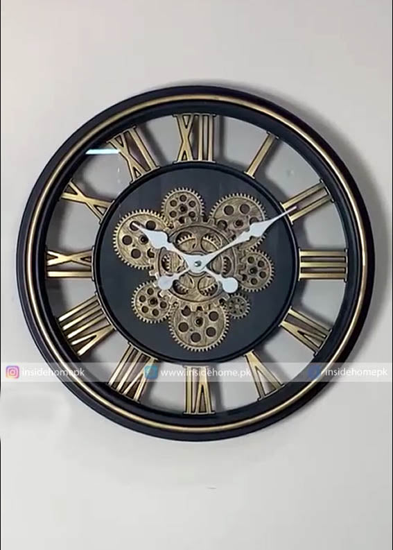Modern wall clock for living room décor