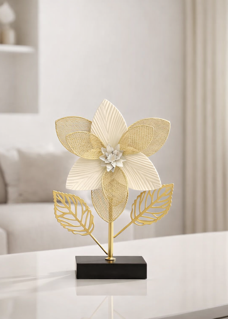 Golden Leaf Flower Art (HD1009)